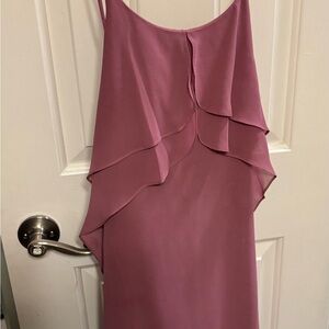BCBGeneration Mauve Backless Dress